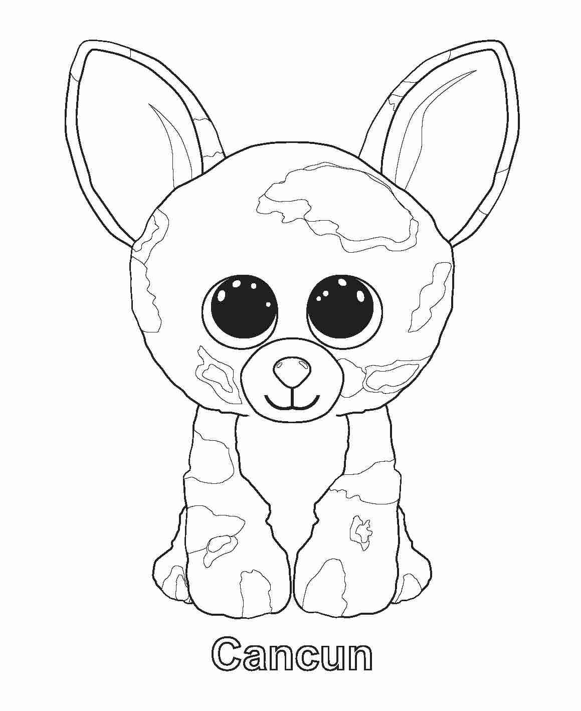 1159x1418 Revisited Free Printable Beanie Boo Coloring P