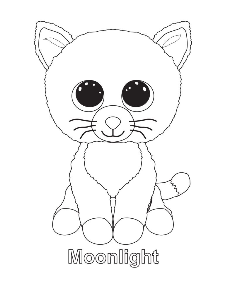 802x960 Moonlight The Cat Ty Beanie Boo Kids