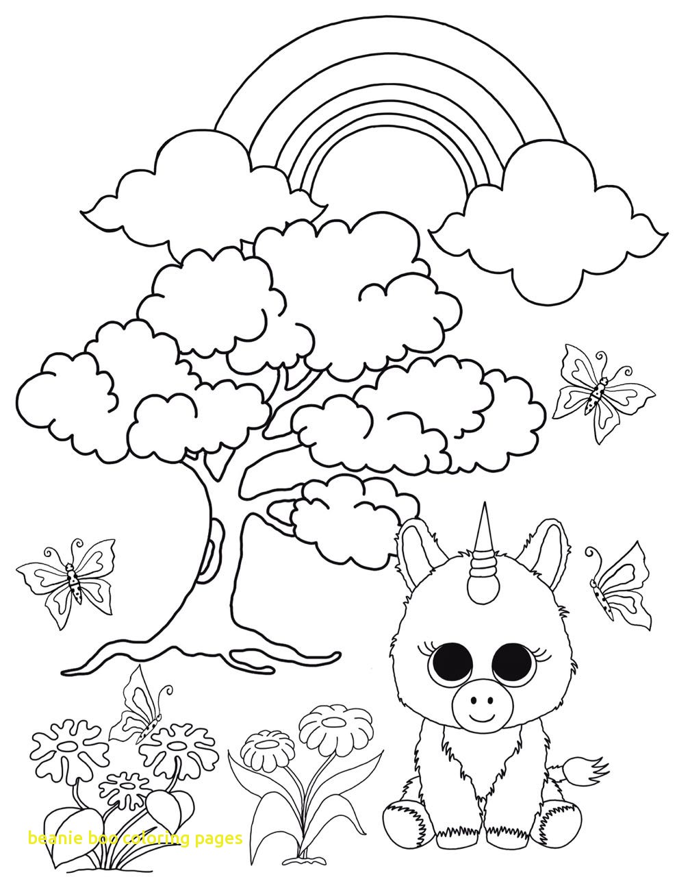 989x1280 Ty Art Gallery New Beanie Boo Coloring Pages