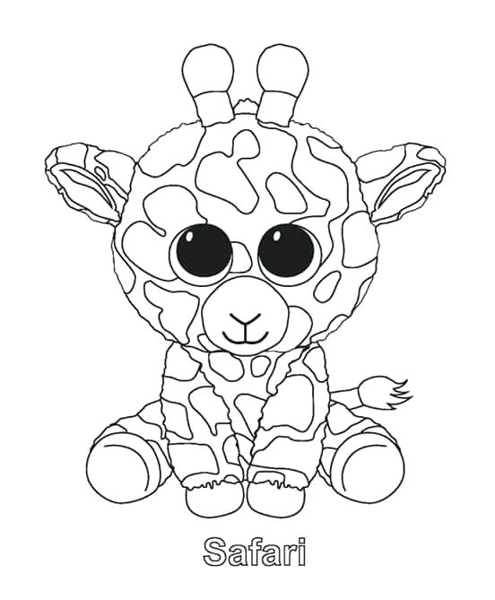 552x669 Pin By On Art Coloring Beanie Boos Beanie Beanie Boo Coloring