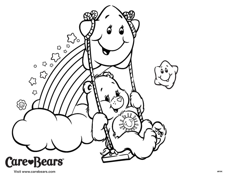 736x572 Mejores 120 De Care Bears Colouring Pages En