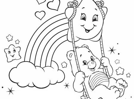 450x334 Stunning Idea Care Bears Coloring Pages Best 64 With Additional