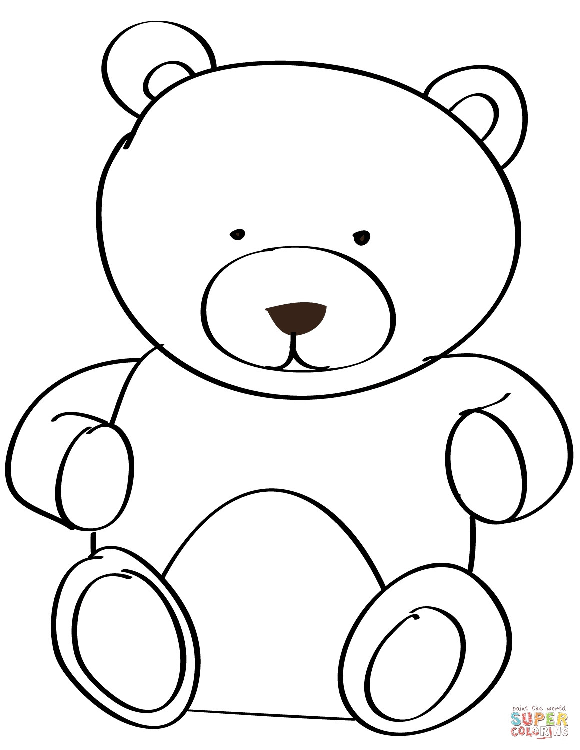Bear Coloring Pages For Kids