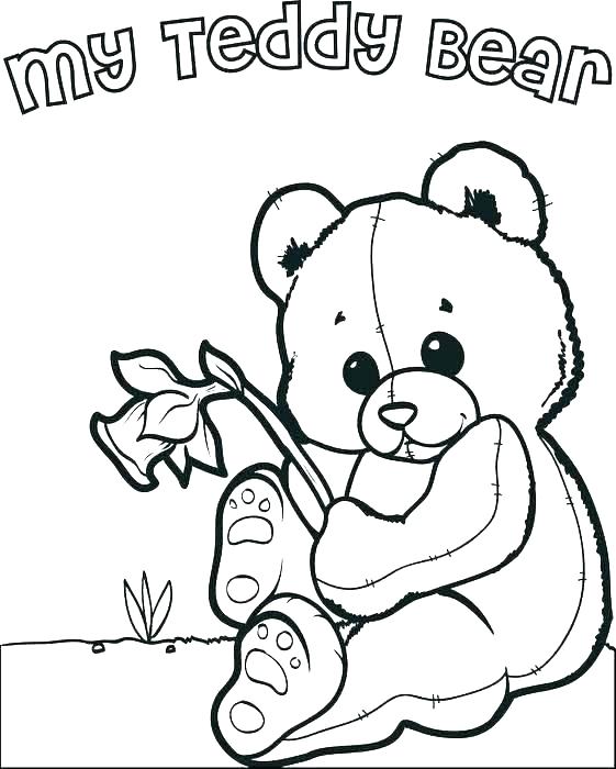 561x700 Printable Teddy Bear Coloring Pages For Kids Teddy Bear Picnic