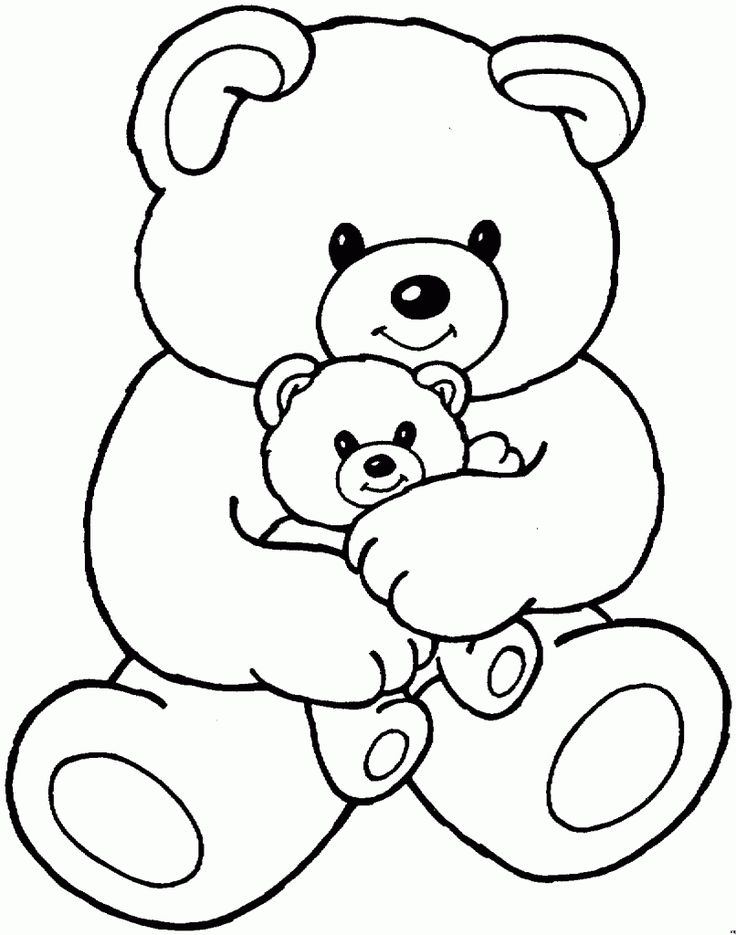 Bear Coloring Pages Preschool