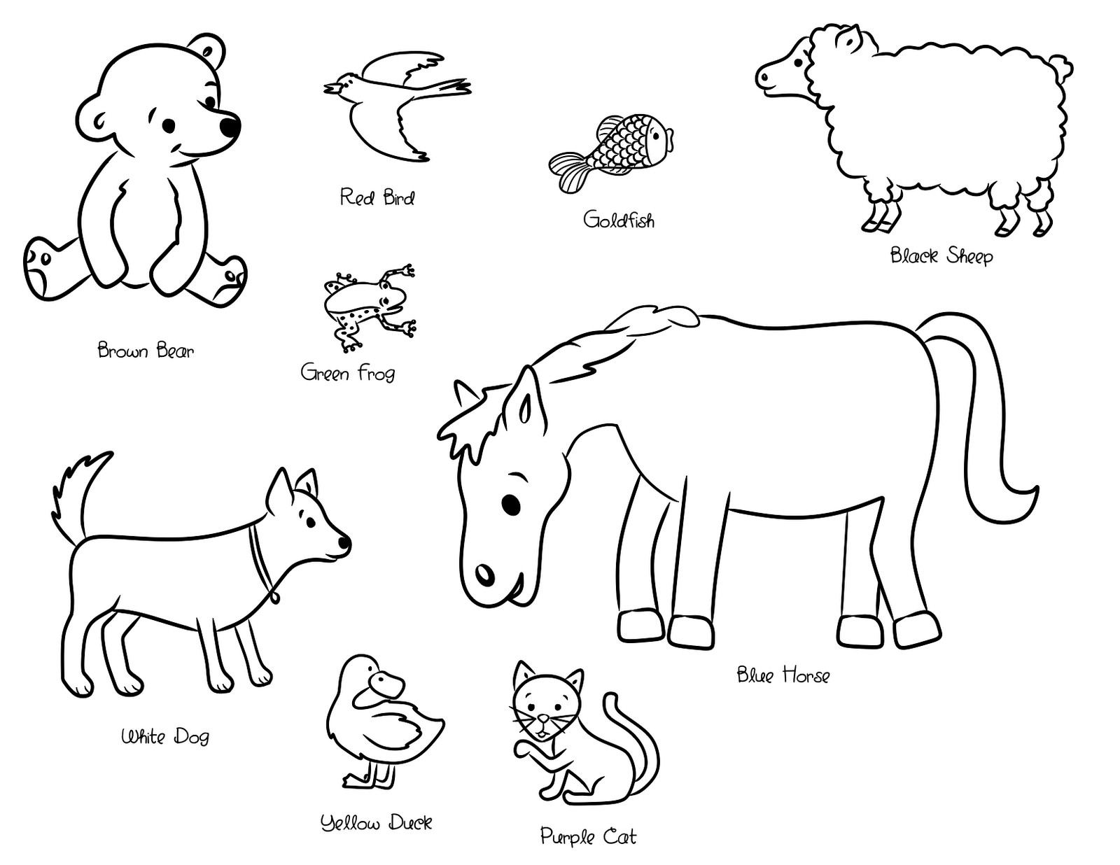 1600x1236 Brown Coloring Page