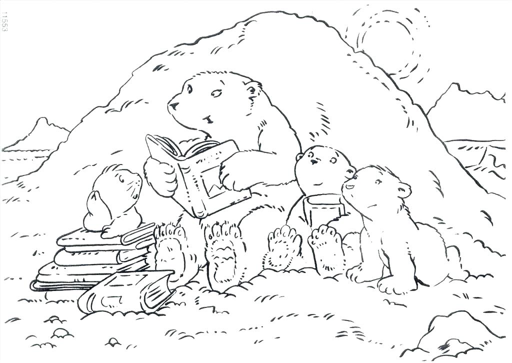 1024x726 Sleeping Bear Colouring Pages Printable Coloring Coloring Page