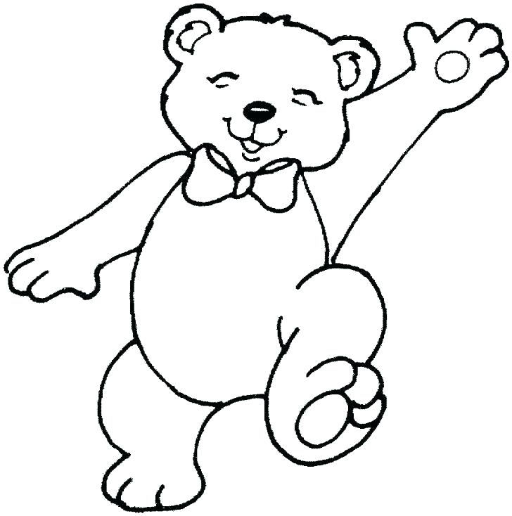 728x734 Teddy Bear Coloring Pages Coloring Pages Of Bears Cute Teddy Bear