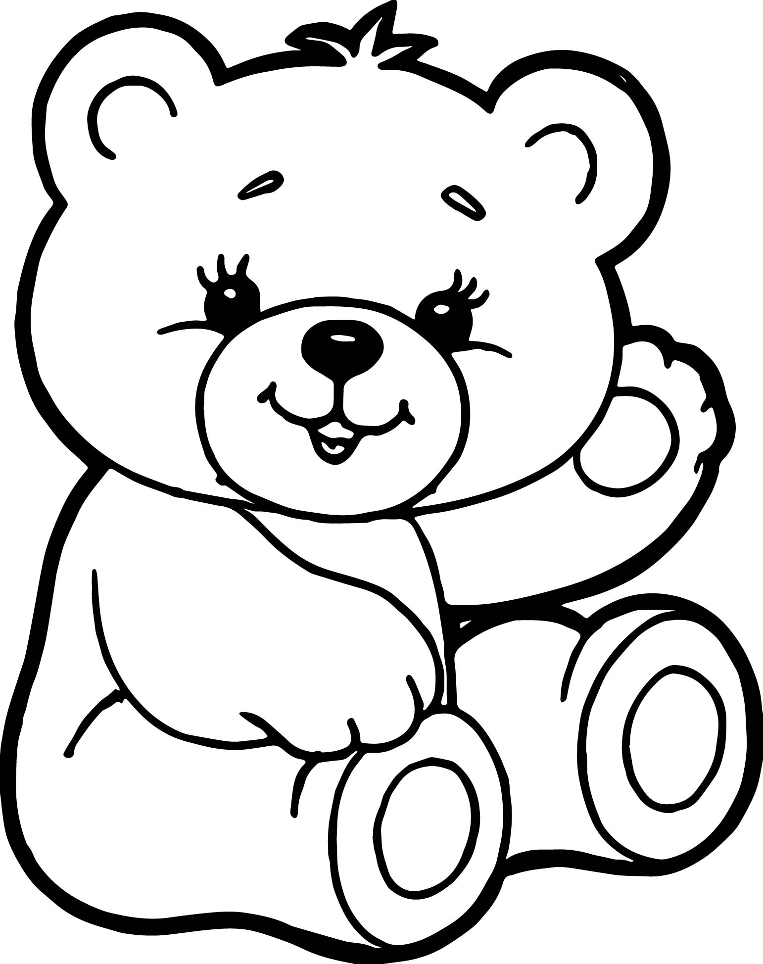 1542x1948 Bear Coloring Page Best Of Easy Bear Face Coloring Pages Logo