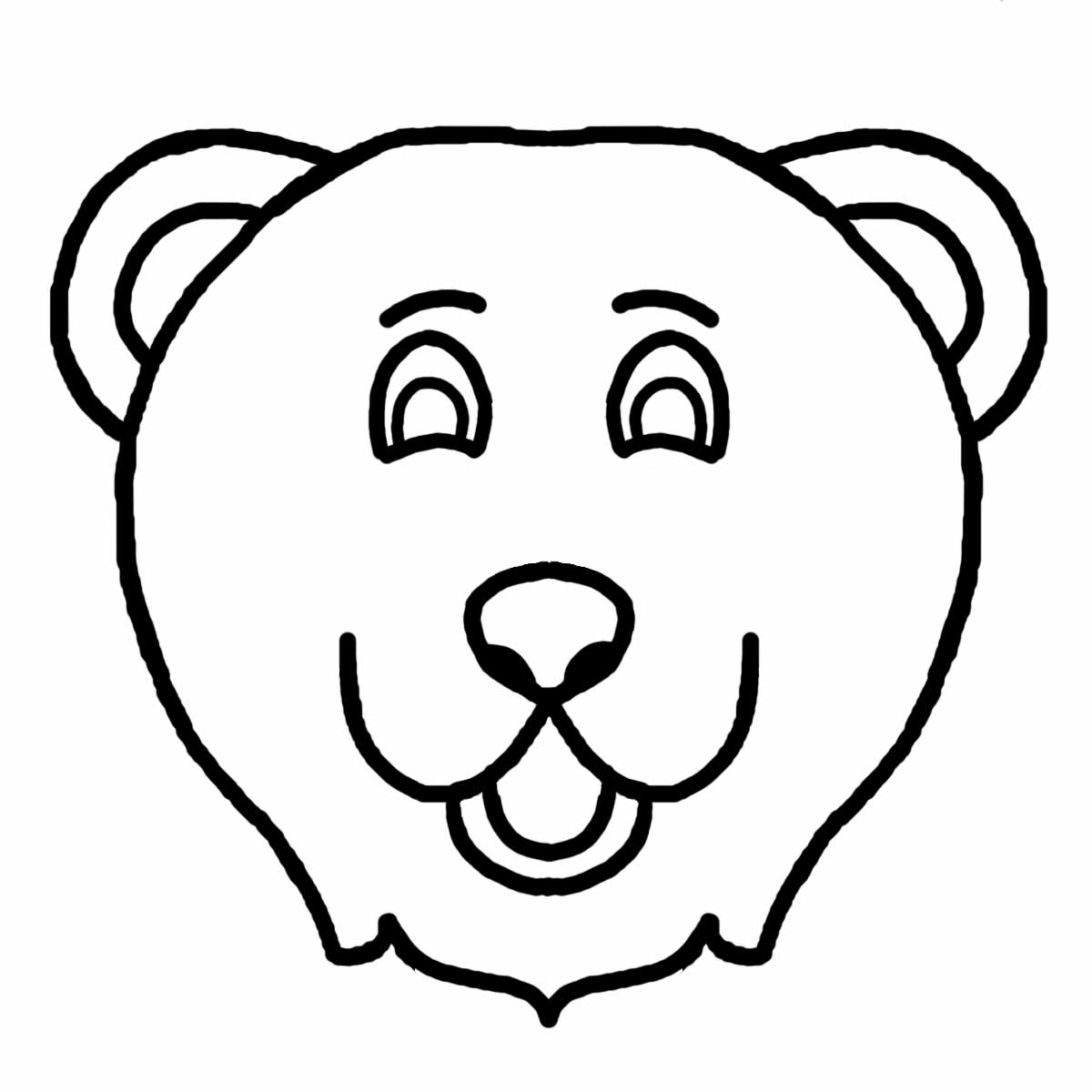 1200x1200 Bear Face Coloring Page 8te6oglqc Ebestbuyvn.co