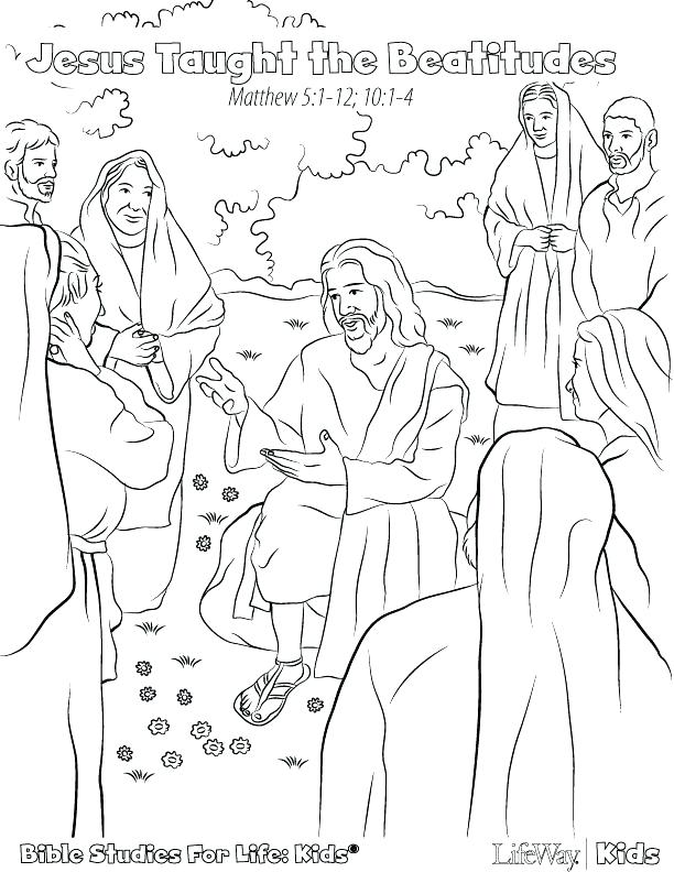 612x792 Beatitudes Coloring Page Beatitudes Coloring Page Taught