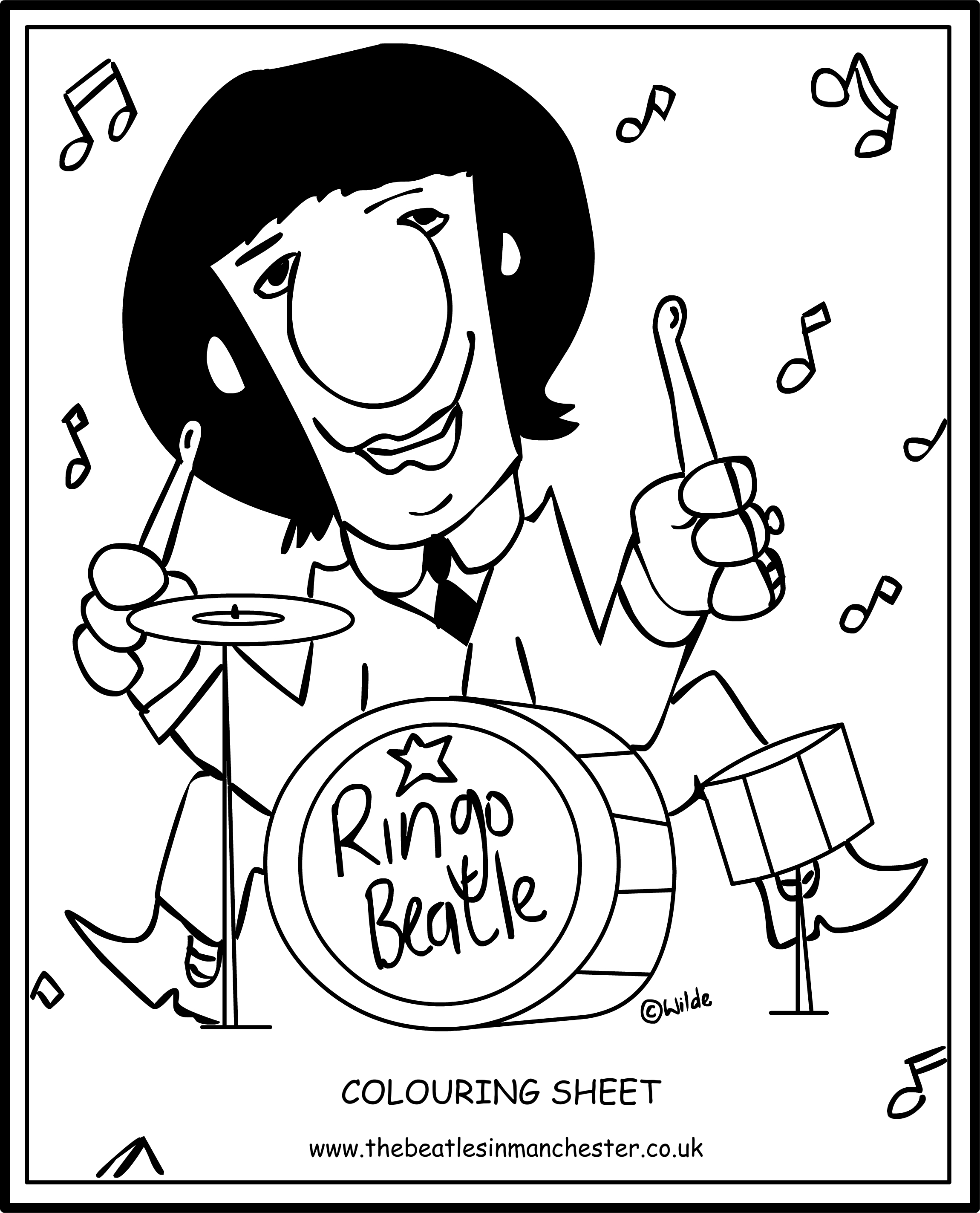 Beatles Coloring Pages