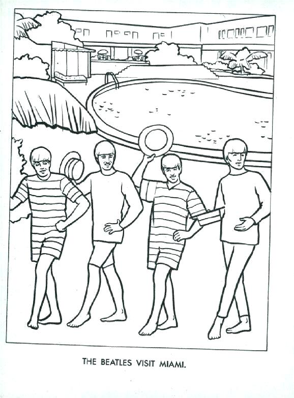 578x783 Beatles Coloring Pages Vintage Beatles Coloring Pages Free