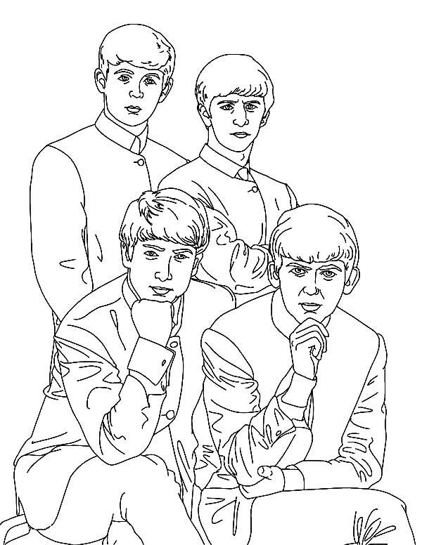 600x776 Pin By Robin Sampson On Adult Coloring Books Beatles