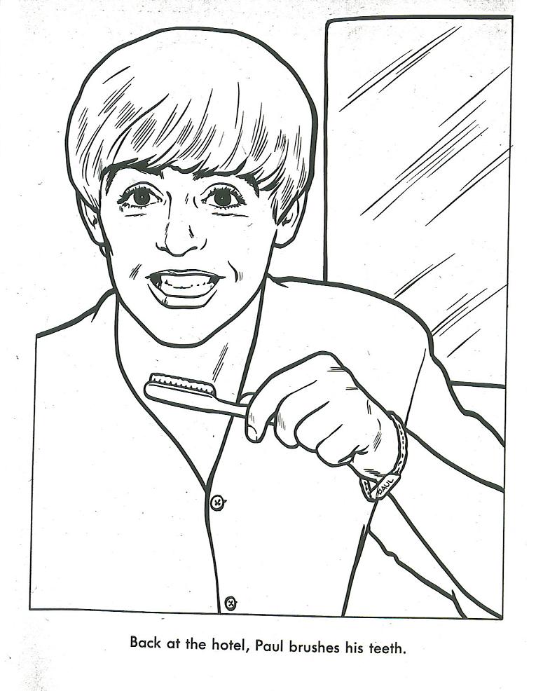 775x986 Awesome Beatles Coloring Book