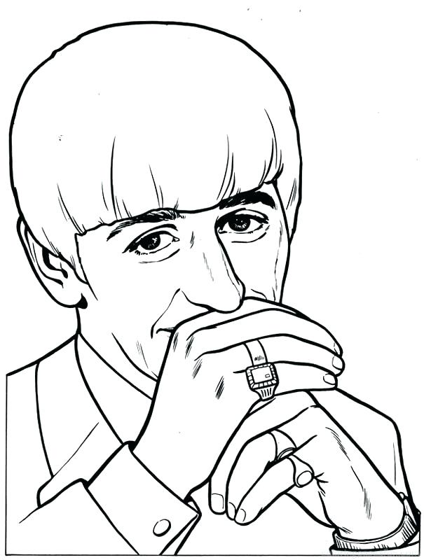 605x800 Beatles Coloring Book Pages