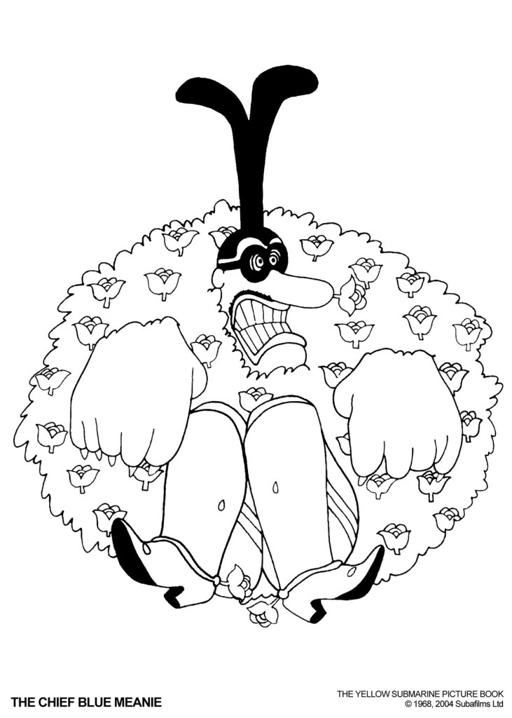 731x1024 Beatles Yellow Submarine Coloring Pages Beatles Yellow Submarine