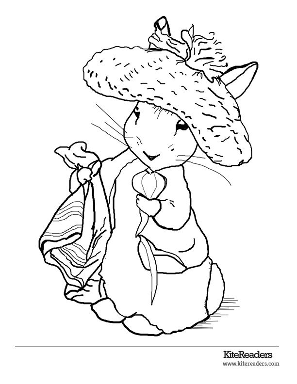 612x792 Beatrice Potter Coloring Pages