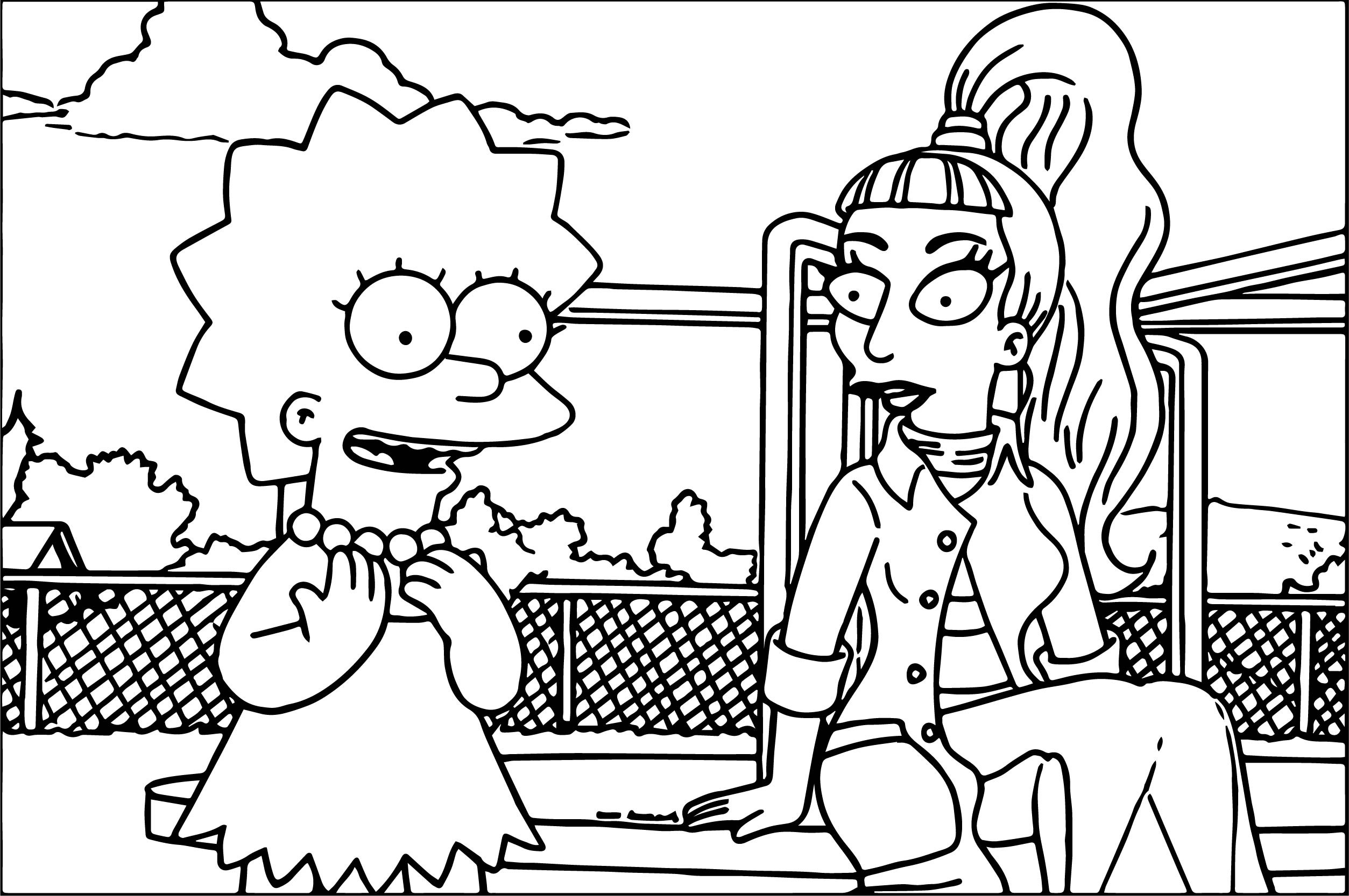 2507x1667 Lady Gaga Coloring Pages For Kids Beautiful Lady Gaga Simpsons