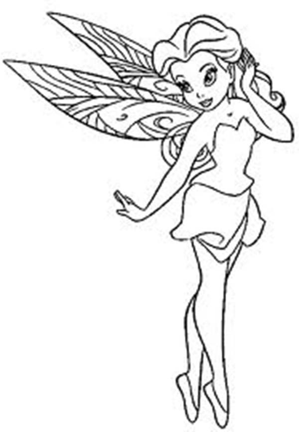 Beautiful Fairy Coloring Pages