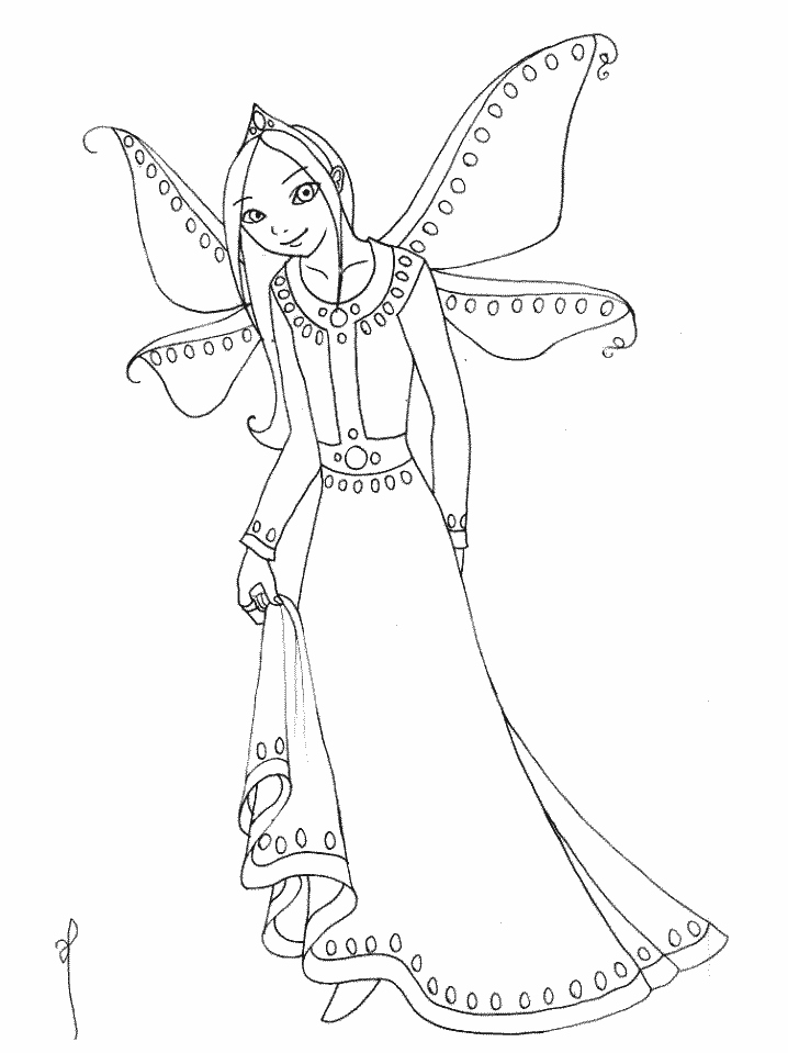 718x959 Fairy Coloring Pages Beautiful Fairies Coloring Pages Logo