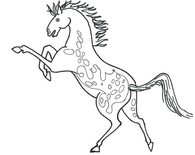 640x509 Cute Horse Coloring Pages Beautiful Horse Coloring Pages Appaloosa