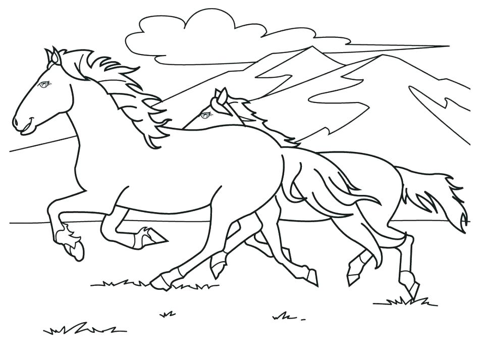 945x709 Beautiful Horse Coloring Pages Printable Horse Coloring Pages