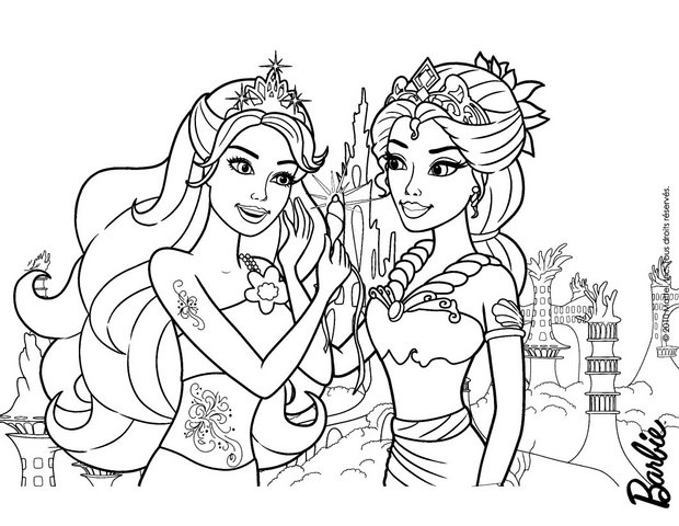 620x480 Barbie Mermaid Coloring Pages Beautiful Beautiful Mermaids Mom