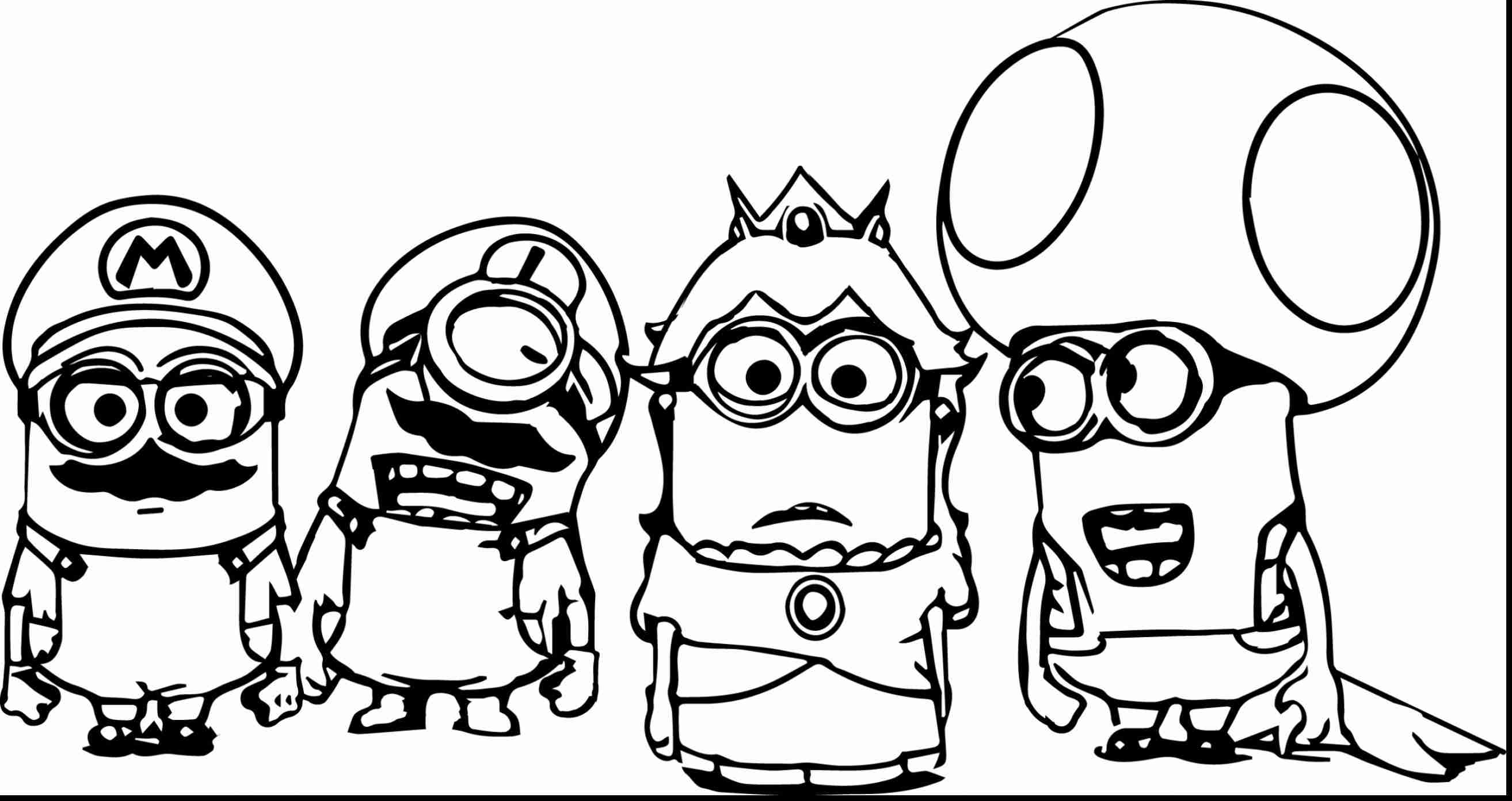 2627x1393 Magnificent Minion Printable Coloring Pages With Free Beautiful
