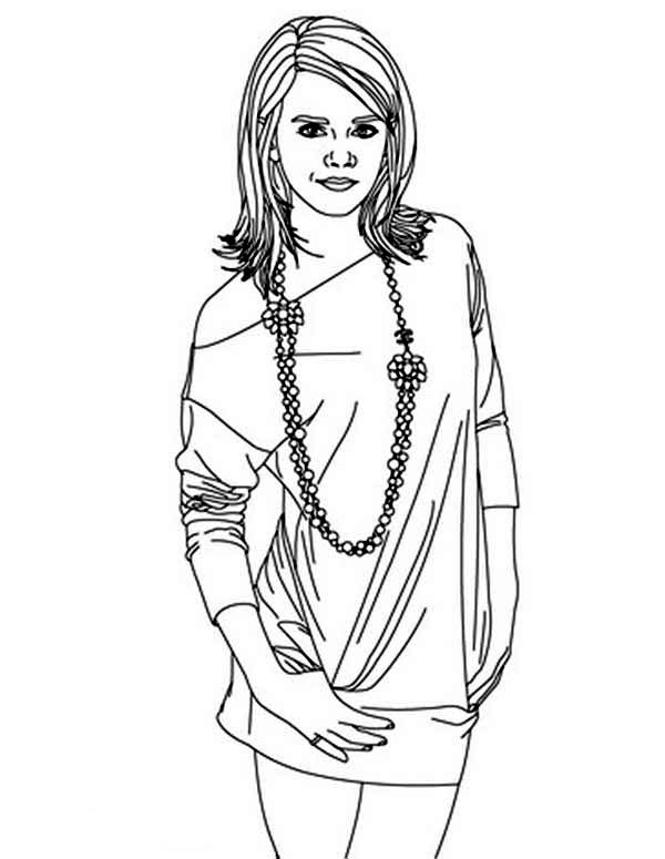 600x775 Emma Watson One Of Most Beautiful Ladies Coloring Page Coloring Sun