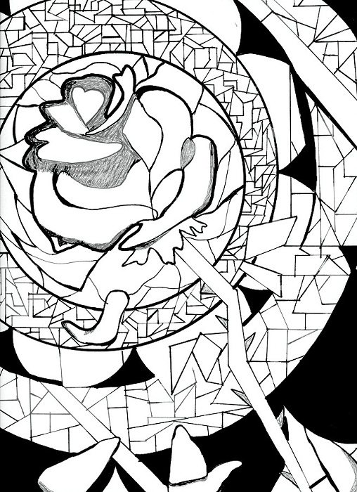 Beauty And The Beast Characters Coloring Pages