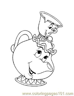 309x400 Beauty 50 Coloring Page