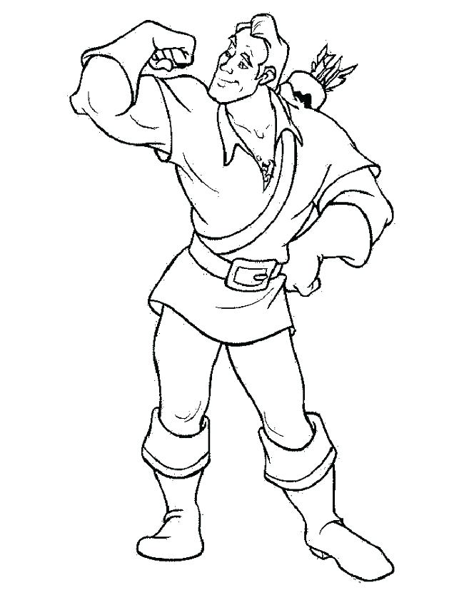 650x834 Beauty And The Beast Characters Coloring Pages