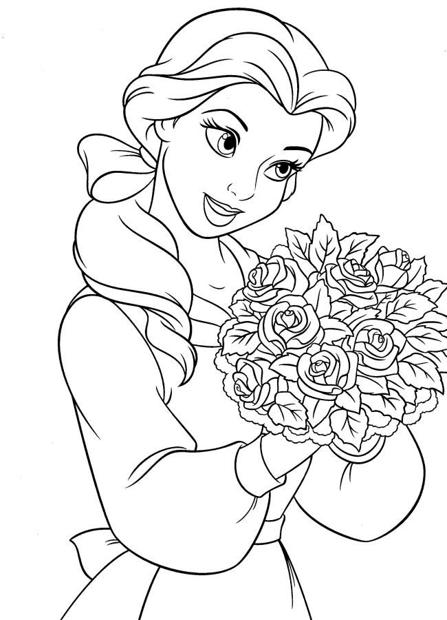 650x900 Beauty And The Beast Coloring Pages Lubna Beast