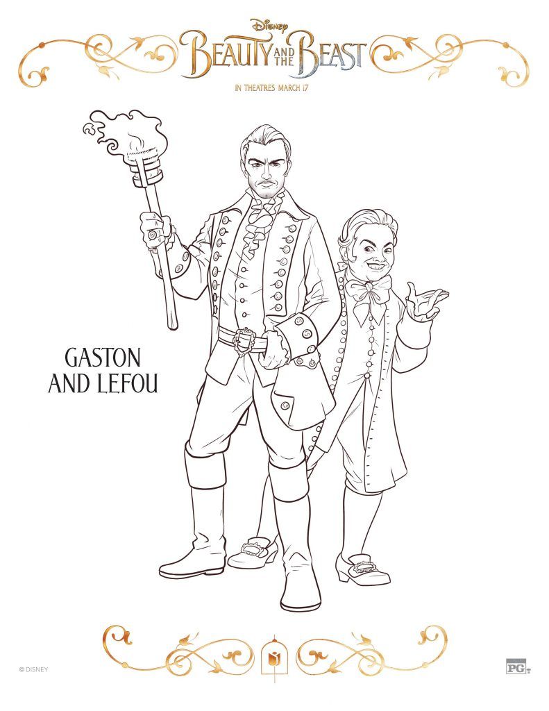 791x1024 Utah Sweet Savings Free Printable Beauty And The Beast Coloring