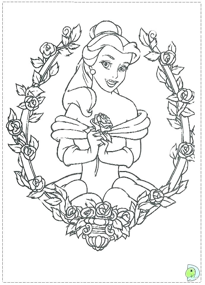 691x960 Beauty And The Beast Coloring Page Belle Teach The Beast How