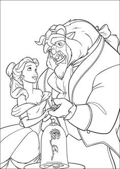 236x330 Top 10 Free Printable Beauty And The Beast Coloring Pages Online