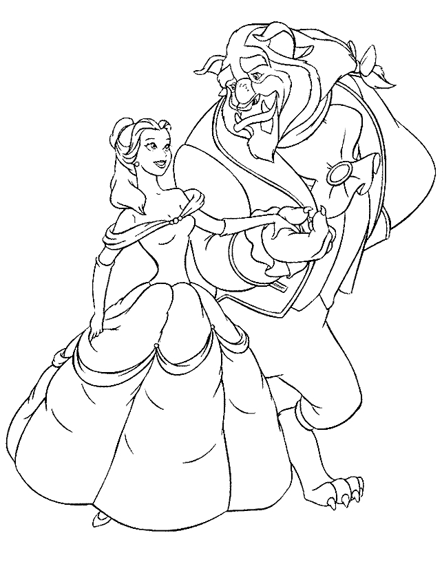 642x823 28 Beauty And The Beast Coloring Pages Free Pictures Free