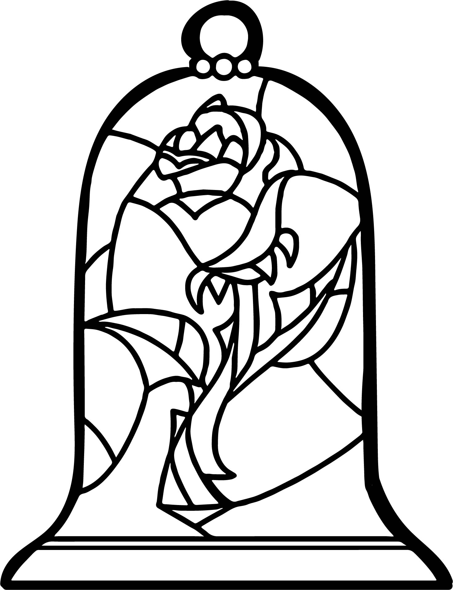 1470x1916 Stained Glass Rose Coloring Page Wecoloringpage