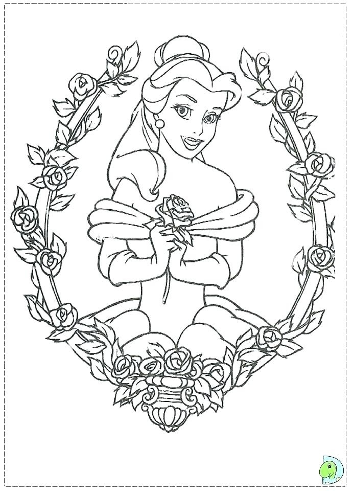 691x960 Beauty And The Beast Rose Coloring Page Bangalow Craft Ideas