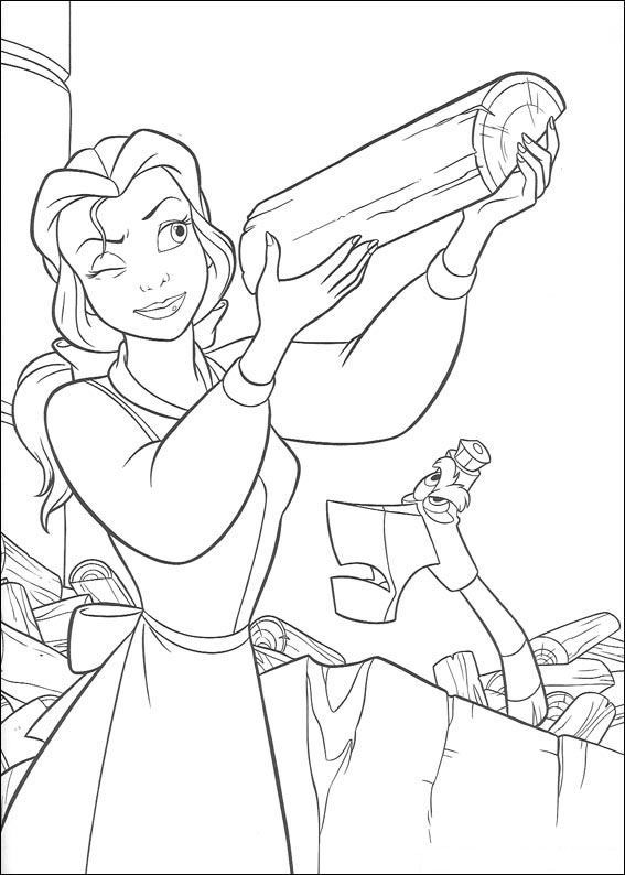 567x794 Kids N 41 Coloring Pages Of Beauty And The Beast