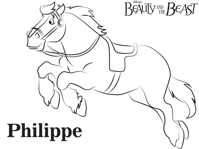 666x500 Coloring Pages ~ Beauty And The Beast Coloring Pages Click Here