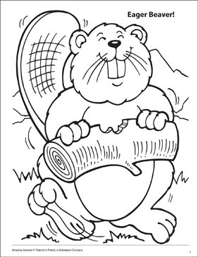 281x365 Eager Beaver! Amazing Animals Coloring Page Printable Coloring Pages
