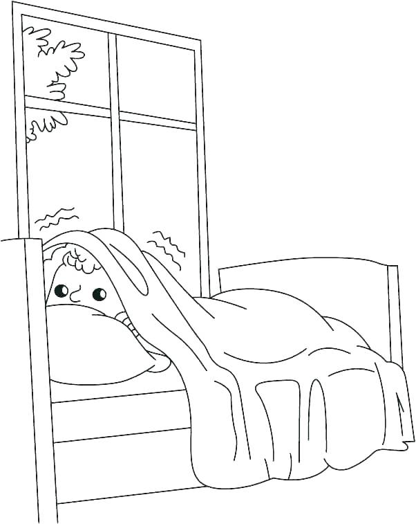 602x757 Bedtime Coloring Pages Bed Coloring Pages Bedtime Coloring Pages