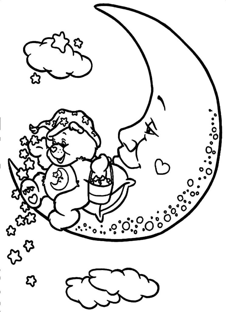 743x1024 Bedtime Coloring Pages