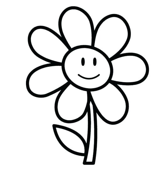 530x541 Bee With Flowers Color Page Coloring Pages For Kids Also Coloring