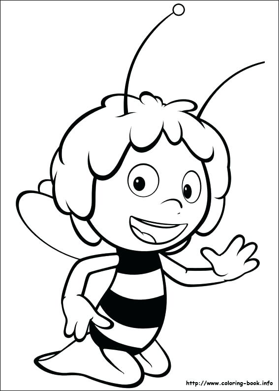 567x794 Bees Coloring Pages Baby Honey Bee Coloring Pages Bee Coloring