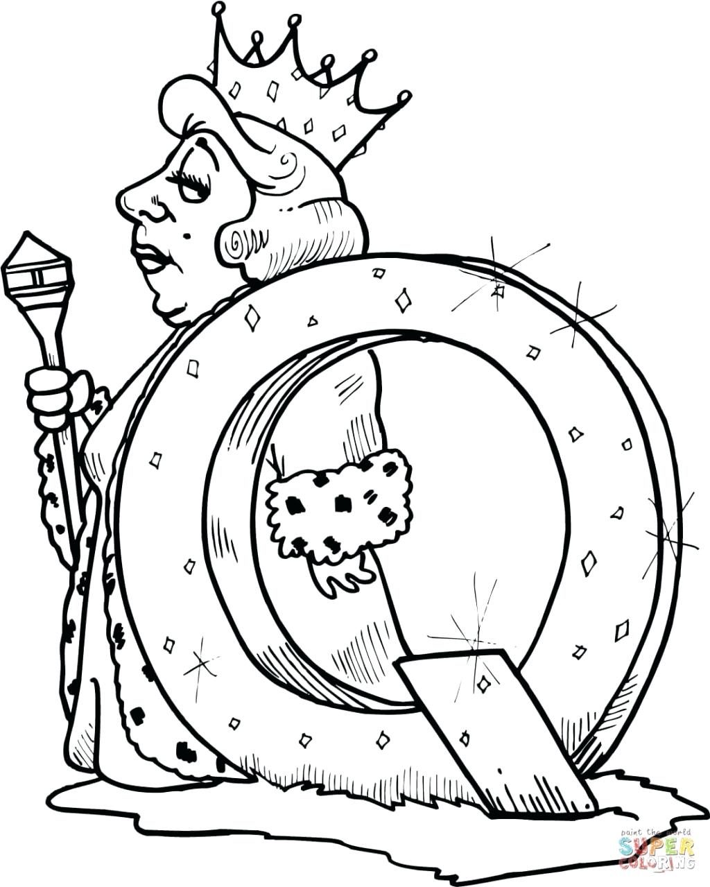 1024x1279 Coloring Pages ~ Bee Coloring Pages Letter Q Is For Queen Page