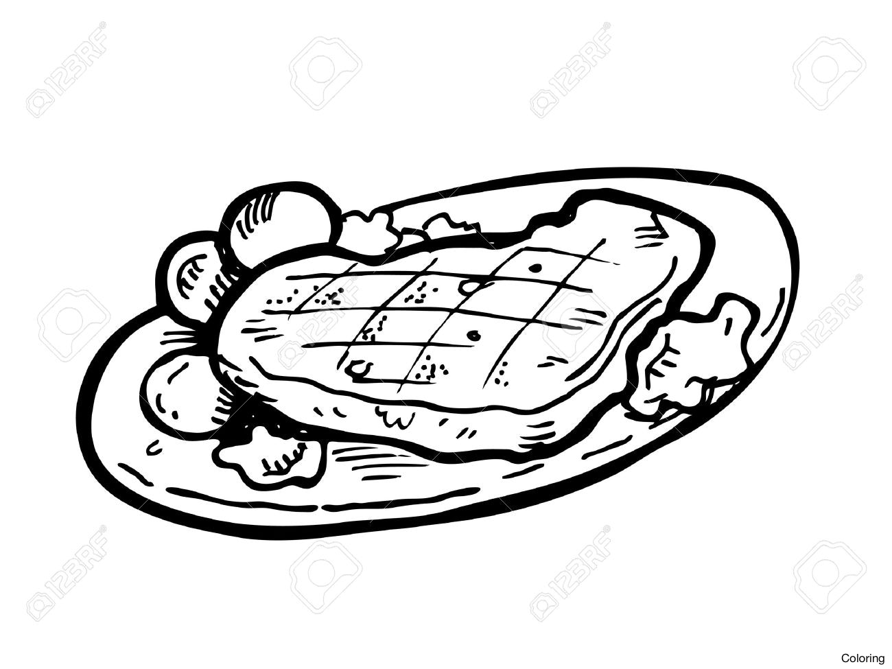 1300x975 Suddenly Steak Coloring Page Slap By D6xms85 H