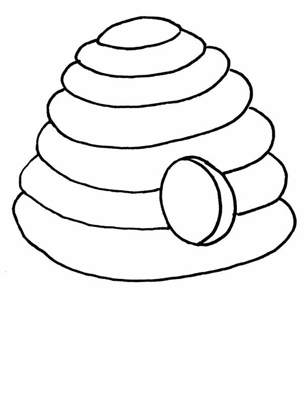 600x800 Beehive From The Jungle Coloring Page